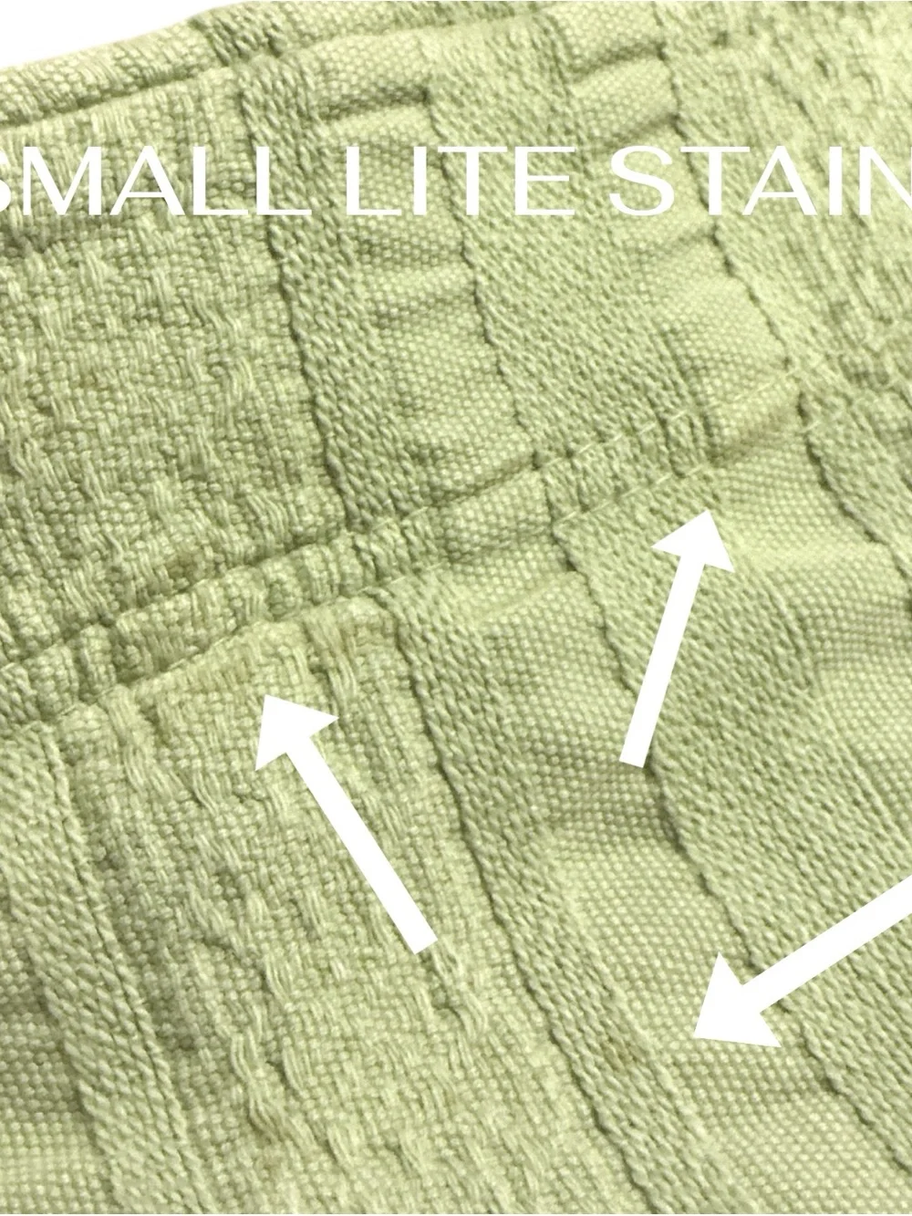 LL Bean Standard 24” X 31” Pillow Shams Textured Stripes Green 100% Cotton